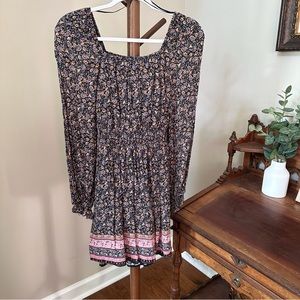 Wonderly Boho Peasant Dress XS